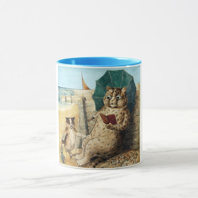 Caneca Na Praia, Louis Wain (Centro)