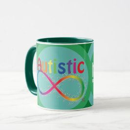 Caneca Na Verdade, Rainbow Infinity Coffee Mug