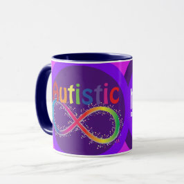 Caneca Na Verdade, Rainbow Infinity Coffee Mug