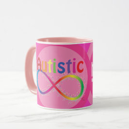 Caneca Na Verdade, Rainbow Infinity Coffee Mug