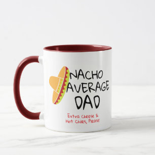 Caneca Nacho Média de Piadas de Pai Pun Coffee Mug Engraç