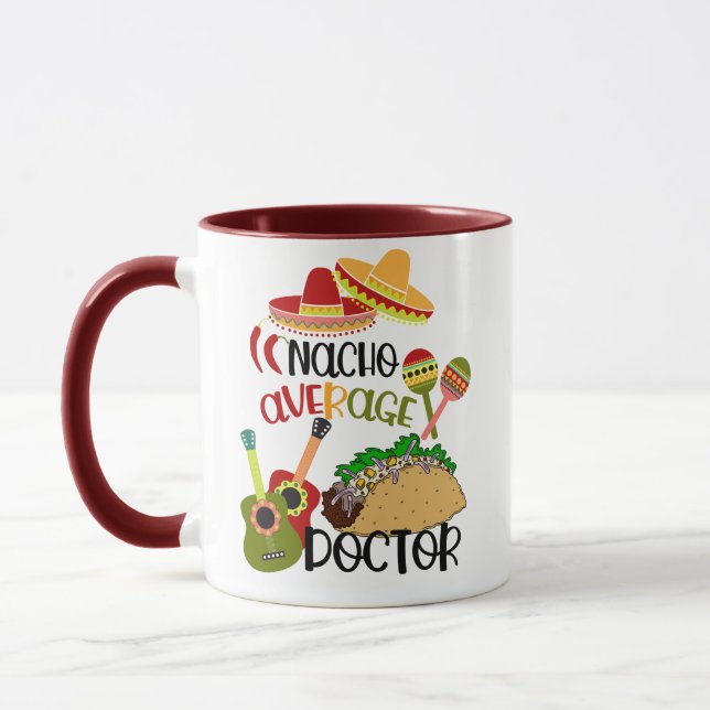 Caneca Nacho Médico Sudoeste Pun Engraçado Mug (Esquerda)