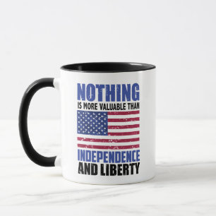 Caneca Nada é mais valioso do que a Independência e o Lic
