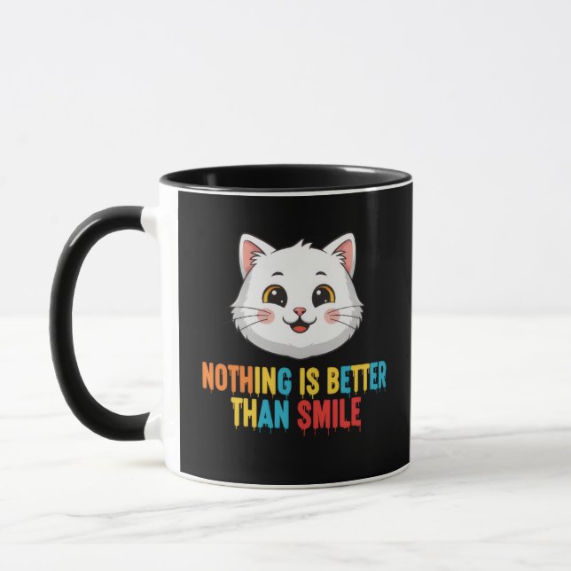 Caneca Nada é melhor do que sorrir (Esquerda)