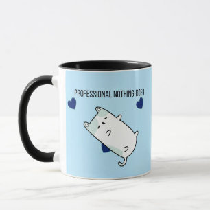 Caneca Nada-Fazedor Profissional Café de Cachorrinho Mi