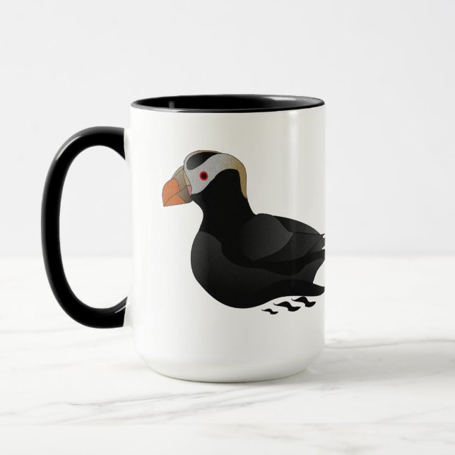 Caneca Nadação Adorável de Puffin Prequeijado (Esquerda)
