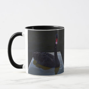 Caneca Nadação Negra Em Lixo Dimensional;