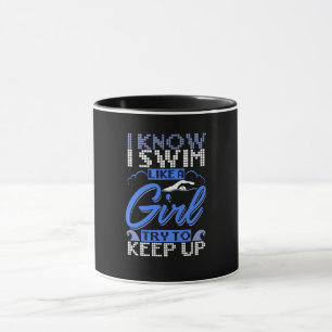 Caneca Nadador Natação Presente de Esporte