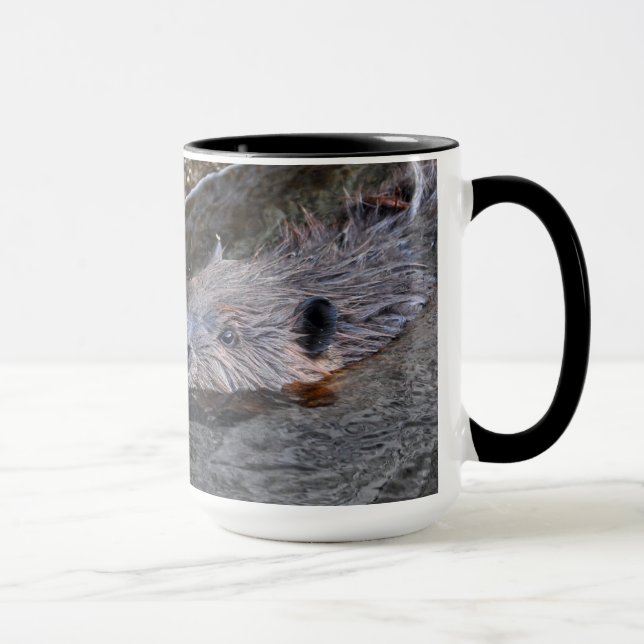 Caneca Nadador Vivo Selvagem Presente Mug (Direita)