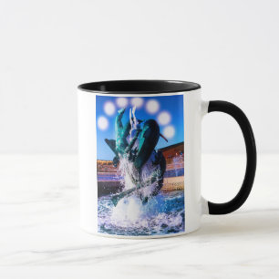 Caneca Nadar com golfinhos