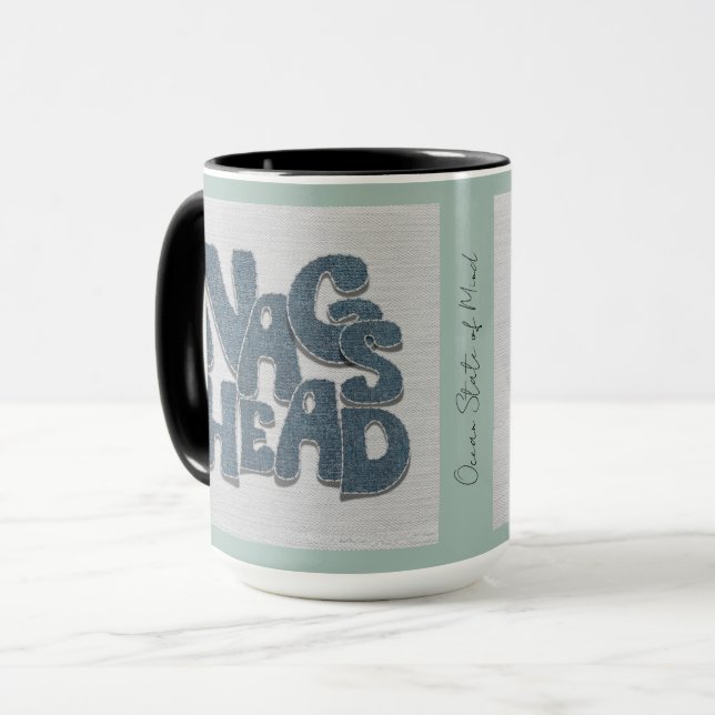 Caneca Nags Head Denim Mug | Outer Banks North Carolina  (Frente Esquerda)