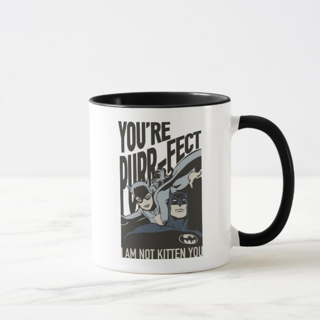Caneca Namorados Batman | Mulher-Gato - Você é Purr-Efeit (Direita)