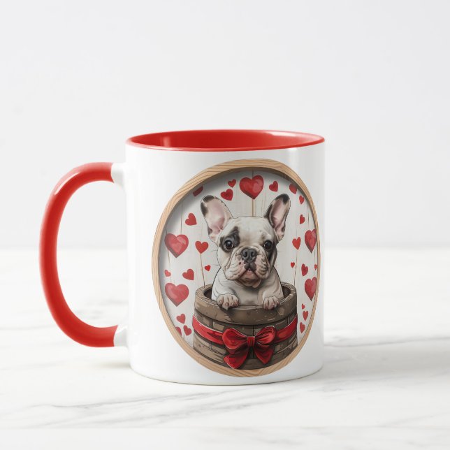 Caneca Namorados - Buldogue Francês (Esquerda)