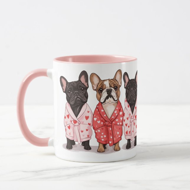 Caneca Namorados - Buldogue Francês (Esquerda)