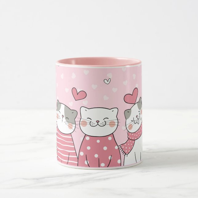 Caneca Namorados Cats Mug (Centro)