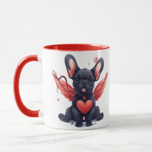 Caneca Namorados Franceses Bulldog Cupid