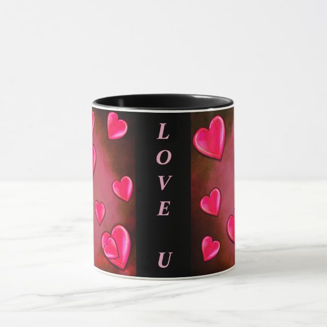 Caneca Namorados Heart Art (Centro)