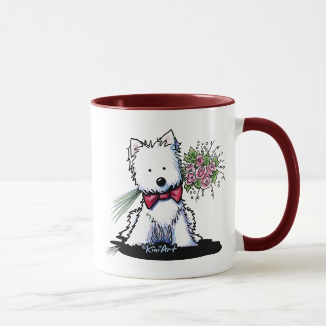 Caneca Namorados KiniArt Westie Mug (Direita)