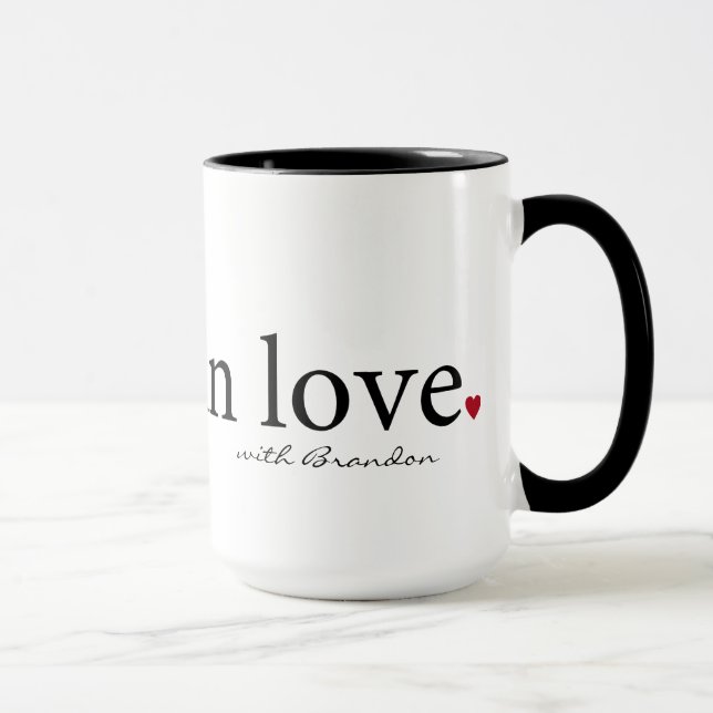 Caneca Namorados Mug, presente personalizado de Namorados (Direita)