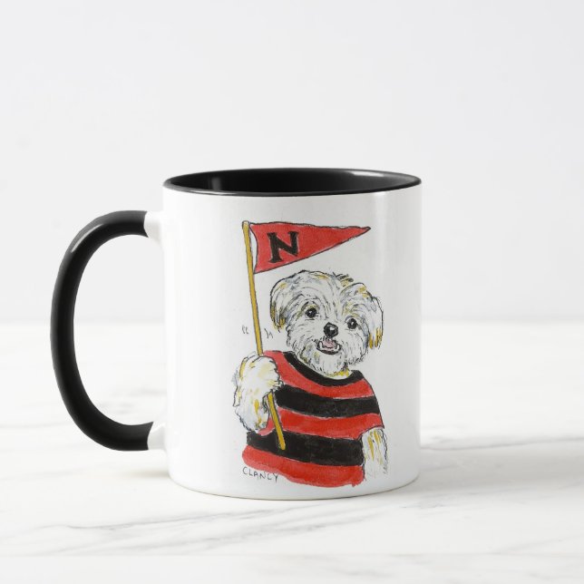 Caneca Nan Aproveita O Aplausos Da Maçã De Café Da Equipe (Esquerda)