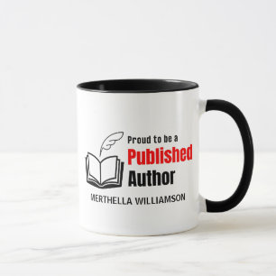 Caneca NaNoWriMo AUTHOR Writer PUBLICADO