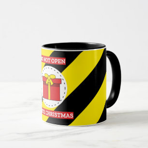 Caneca Não Abrir Até O Natal
