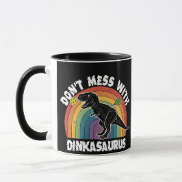Caneca Não Brinque Com Dinkasaurus Pickleball