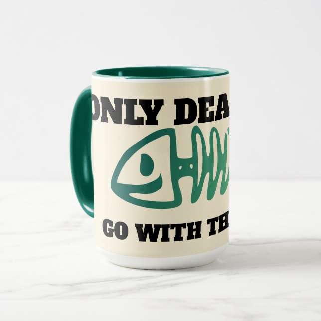 Caneca Não Conformista - Não Indo Com A Cama De Fluxo (Frente Esquerda)