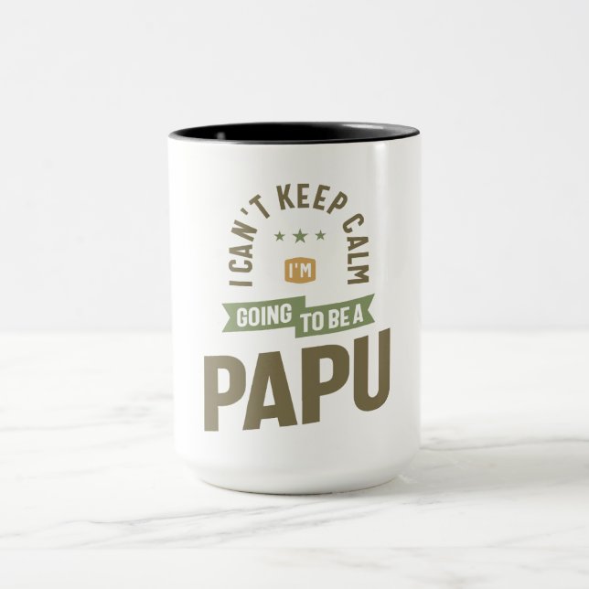 Caneca Não consigo manter calma - Modo de Papu Futuro ati (Centro)