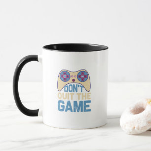 Caneca Não Desista do Jogo - Jogador de Vídeo Game, Prese