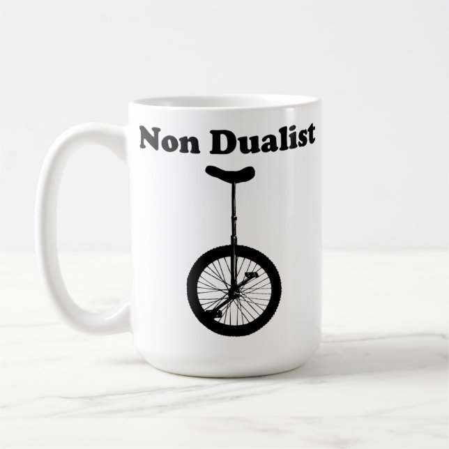 Caneca não dupla do humor do Unicycle (Esquerda)