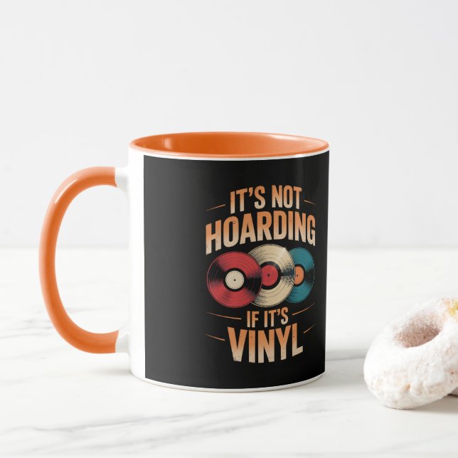 Caneca Não é açambarcado se o seu vinil (Com Donut)