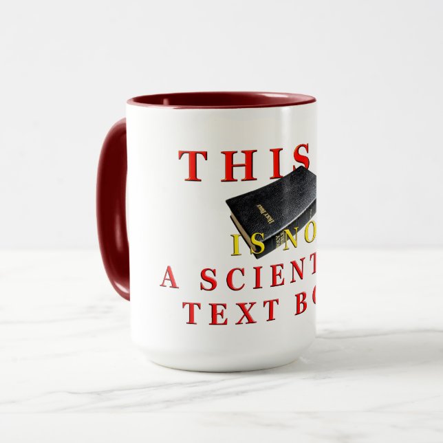 Caneca Não é ciência (Frente Esquerda)