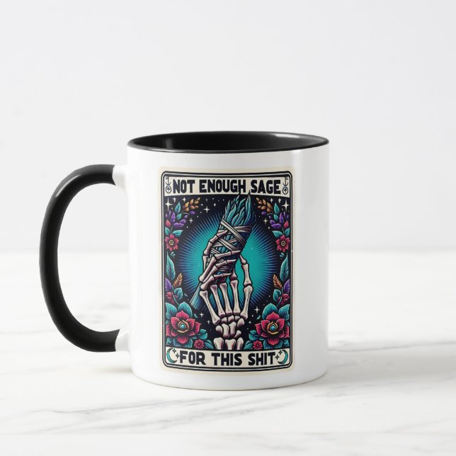 Caneca Não é Engraçado o Suficiente Salvia Para Este Cane (Esquerda)