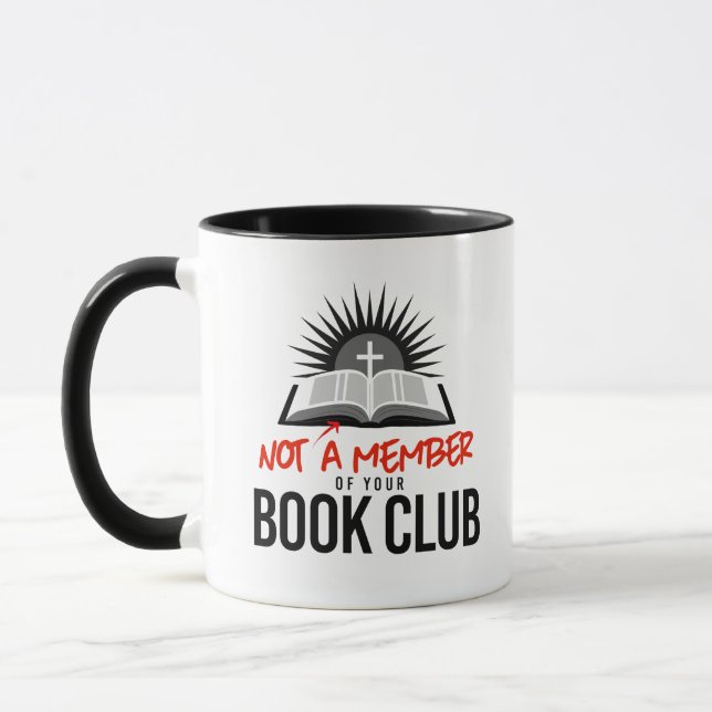 Caneca Não é membro do seu clube de livros (Esquerda)