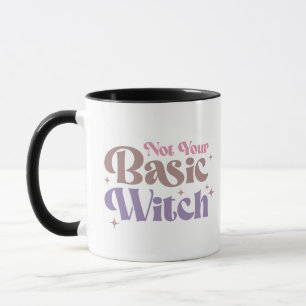 Caneca Não é o seu Halloween Básico da Bruxa