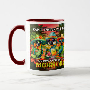 Caneca Não é possível beber o brinde do dia inteiro