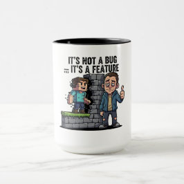 Caneca Não é um Bug é uma Funcionalidade Coder
