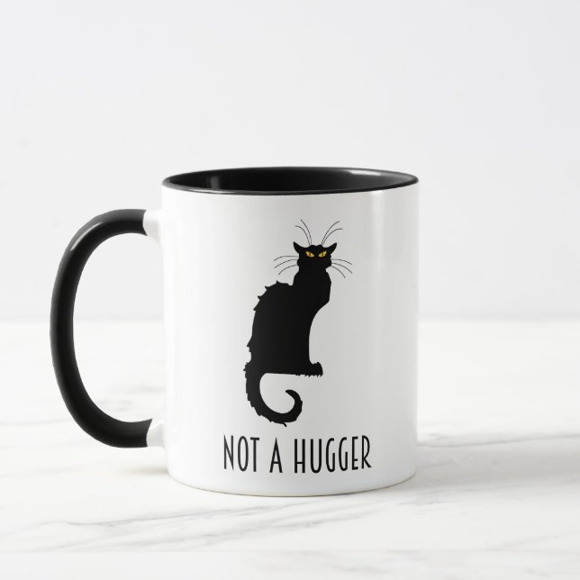 Caneca Não É Um Gato Antisocial De Introdução Muito Engra (Esquerda)