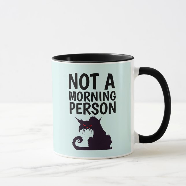 CANECA NÃO É UMA PESSOA DE MANHÃ QUE GOSTA DE CAFÉ (Direita)
