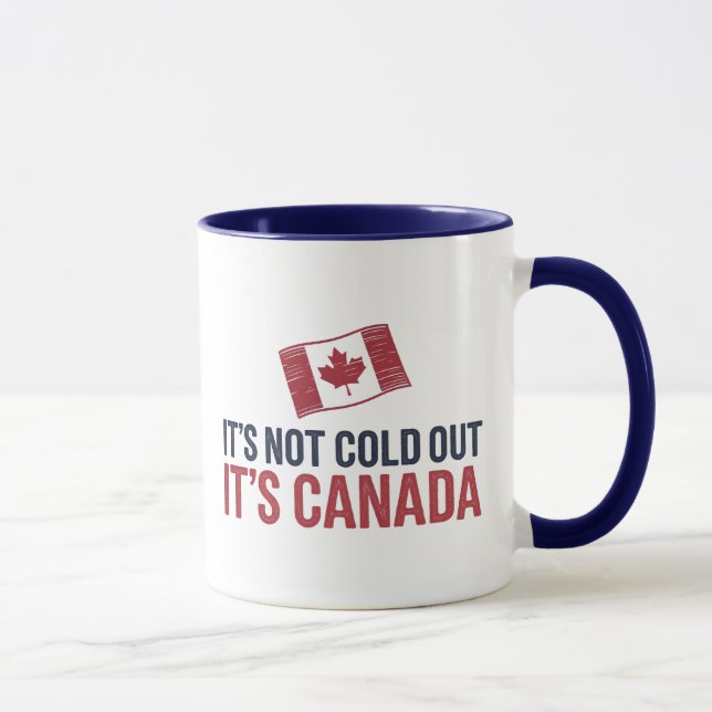 Caneca Não está frio é Canadá (Direita)