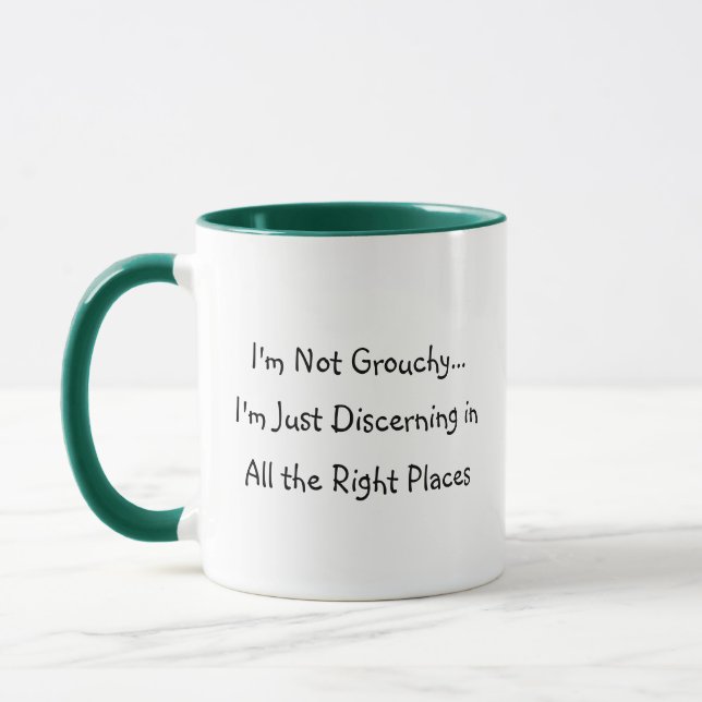 Caneca Não Estou Irritada... Café Humorístico  (Esquerda)