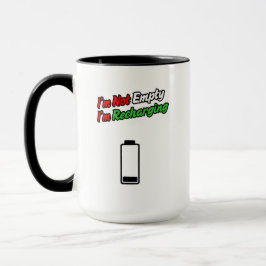 Caneca Não Estou Vazio, Estou Recarregando – Café Motivac