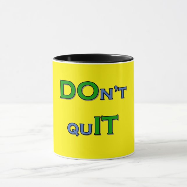 Caneca Não faça QuIT Mug (Centro)
