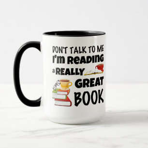 Caneca Não fale que estou lendo um livro realmente Excel