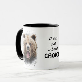 Caneca "Não foi uma escolha duro"