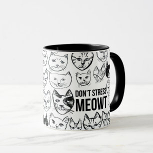 Caneca Não force Meowt até que eu tenha meu gato