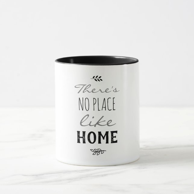 Caneca Não há lugar como a folhagem em casa (Centro)