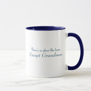 Caneca Não há nenhum lugar como a casa