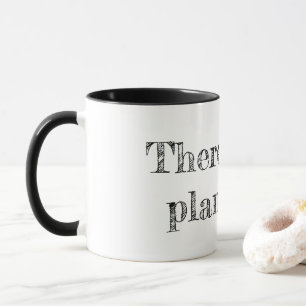 Caneca Não há planeta "B"